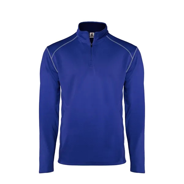 The Money Mesh 1/4 Zip is made from 100% polyester mock... from ASI 37461 Augusta Sportswear