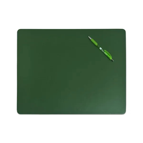 Dark Green Leather 17" x 14" Conference Table Pad... from ASI 48125 Dacasso / DaCasso