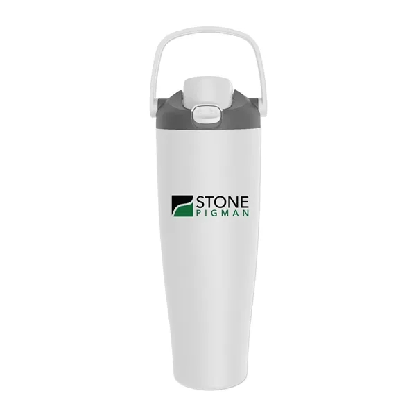 40 Oz Stainless Steel mug with handle and straw.... from ASI 98360 WOWLine