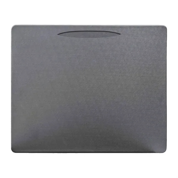 Gray Leather Conference Table Pad with Pen Well, 17" x 14"... from ASI 48125 Dacasso / DaCasso