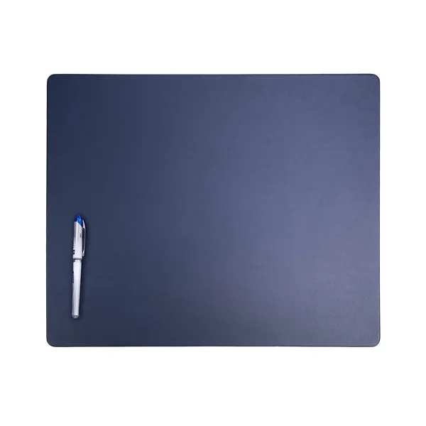 Navy Blue Leather 17" x 14" Conference Table Pad... from ASI 48125 Dacasso / DaCasso