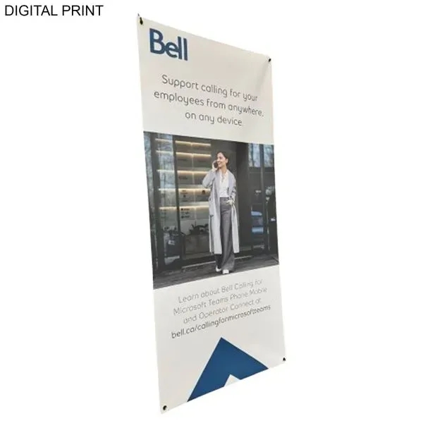 Econo Tripot banner, x-banner style with graphics delivers a professional display.... from ASI 53509 FIEL-Fairdeal Import & Export