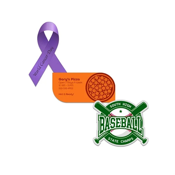 Customizable indoor magnet measuring 28 sq. inches with full color imprint.... from ASI 54040 Fey Promo / Magna-Tel by Fey