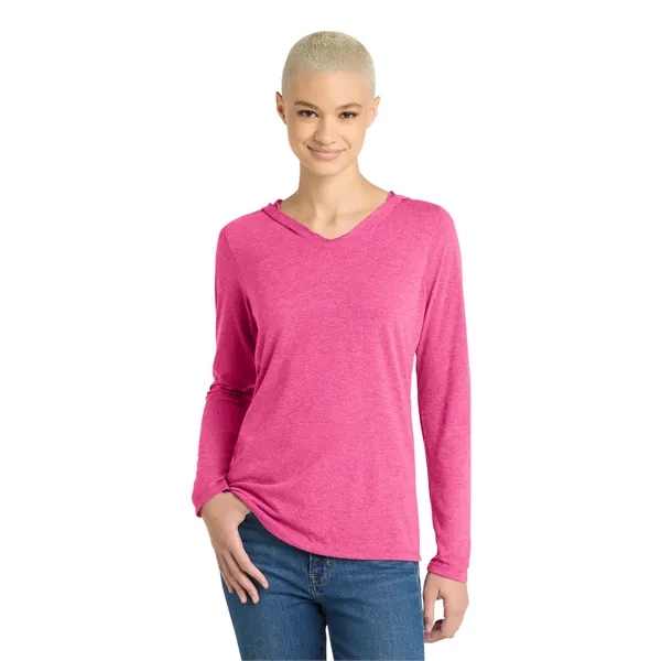District Women's Perfect Tri Long Sleeve Hoodie.... from ASI 84863 SanMar