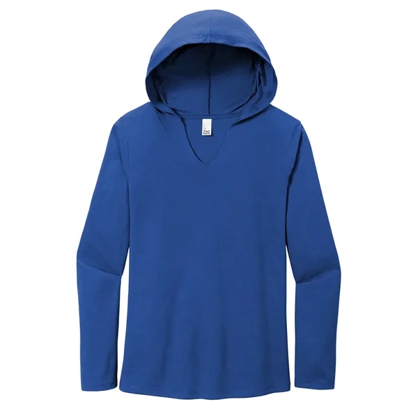 District Women's Perfect Tri Long Sleeve Hoodie.... from ASI 84863 SanMar