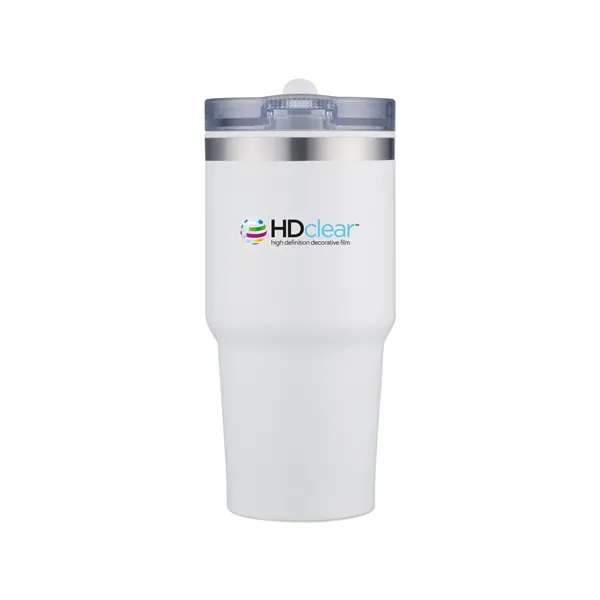 20 Oz Stainless Steel Outer Tumbler with Built in Straw Lid... from ASI 98360 WOWLine
