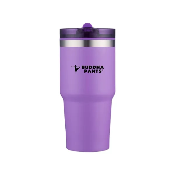 20 Oz Stainless Steel Outer Tumbler with Built in Straw Lid... from ASI 98360 WOWLine