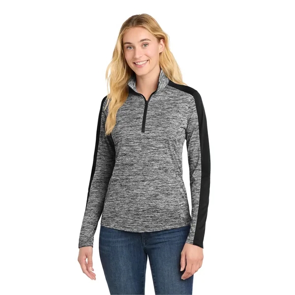 Sport-Tek Ladies PosiCharge Electric Heather Colorblock 1...... from ASI 84863 SanMar