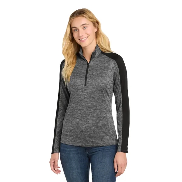 Sport-Tek Ladies PosiCharge Electric Heather Colorblock 1...... from ASI 84863 SanMar