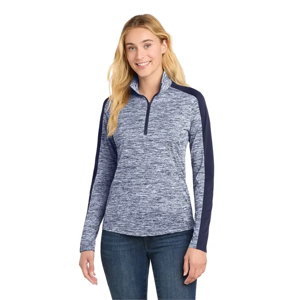 Sport-Tek Ladies PosiCharge Electric Heather Colorblock 1...... from ASI 84863 SanMar
