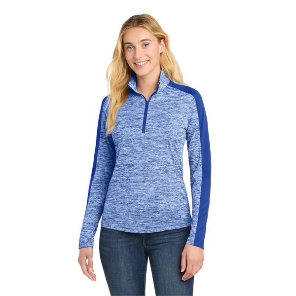 Sport-Tek Ladies PosiCharge Electric Heather Colorblock 1...... from ASI 84863 SanMar