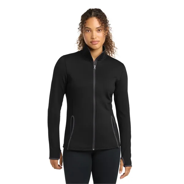 Sport-Tek Ladies Sport-Wick Stretch Contrast Full-Zip Jac...... from ASI 84863 SanMar