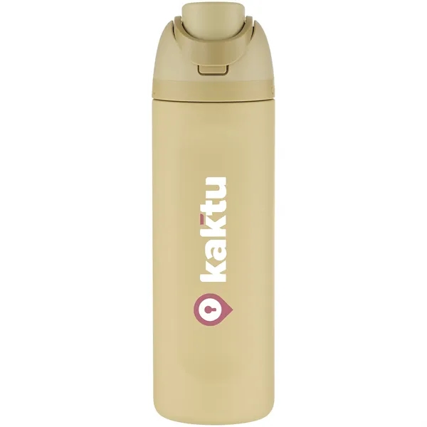 24 oz double wall 18/8 stainless steel thermal bottle with copper... from ASI 51197 ETS Express, LLC