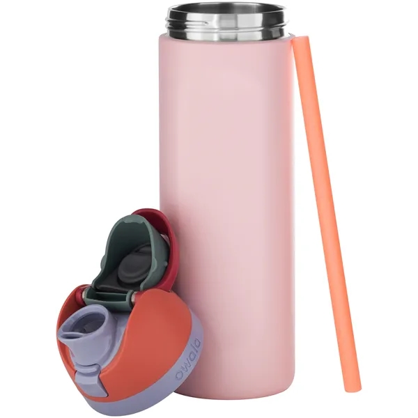 24 oz double wall 18/8 stainless steel thermal bottle with copper... from ASI 51197 ETS Express, LLC