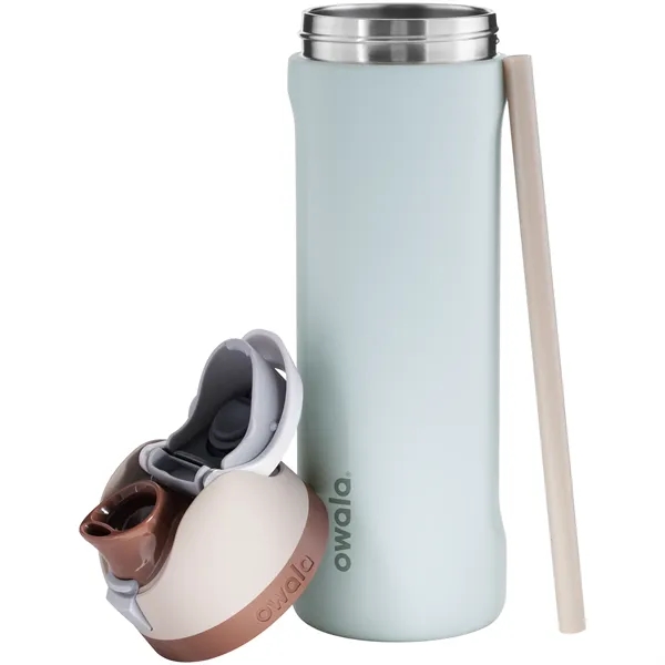 24 oz double wall 18/8 stainless steel thermal bottle with copper... from ASI 51197 ETS Express, LLC