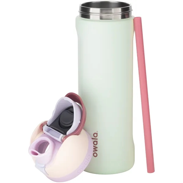 24 oz double wall 18/8 stainless steel thermal bottle with copper... from ASI 51197 ETS Express, LLC