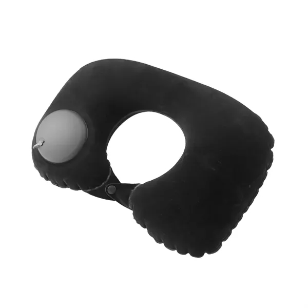 U-shaped neck support inflatable pillow with full color heat transfer on... from ASI 37218 Athena Promo (tm)