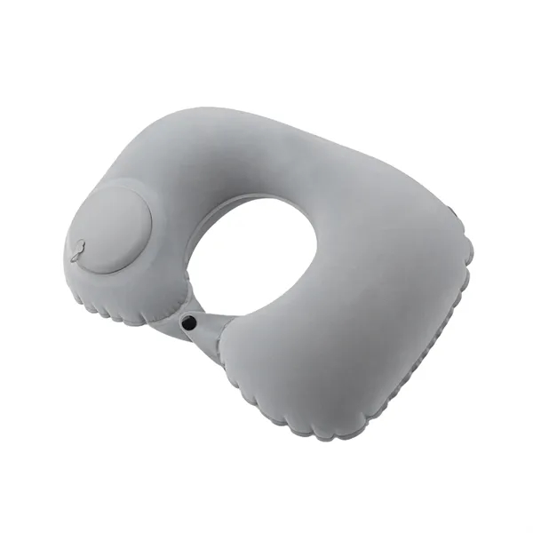 U-shaped neck support inflatable pillow with full color heat transfer on... from ASI 37218 Athena Promo (tm)