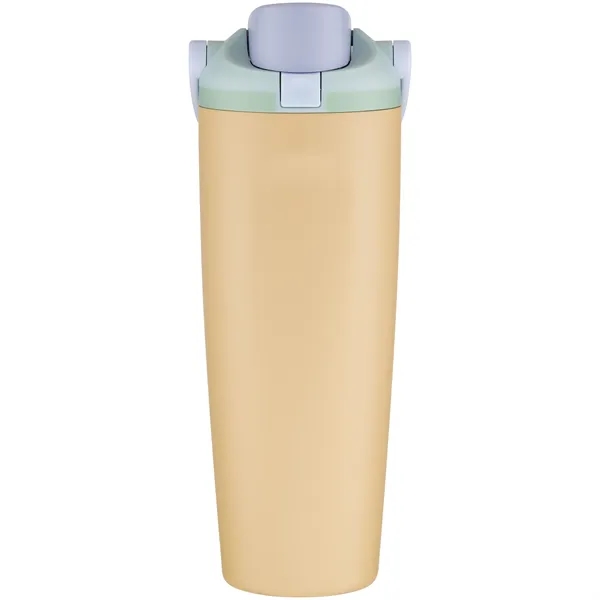 30 oz insulated stainless steel bottle with FreeSip straw lid, push-button... from ASI 51197 ETS Express, LLC