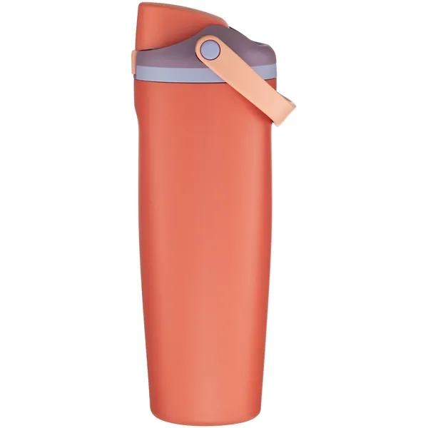 30 oz insulated stainless steel bottle with FreeSip straw lid, push-button... from ASI 51197 ETS Express, LLC