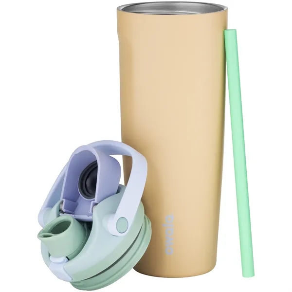 30 oz insulated stainless steel bottle with FreeSip straw lid, push-button... from ASI 51197 ETS Express, LLC