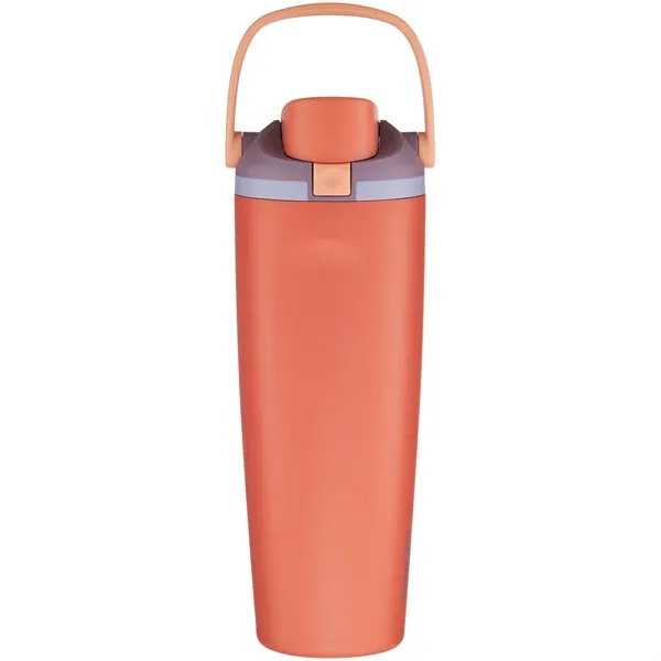 30 oz insulated stainless steel bottle with FreeSip straw lid, push-button... from ASI 51197 ETS Express, LLC