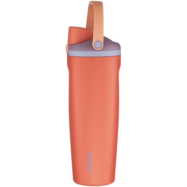 30 oz insulated stainless steel bottle with FreeSip straw lid, push-button... from ASI 51197 ETS Express, LLC