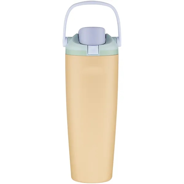 30 oz insulated stainless steel bottle with FreeSip straw lid, push-button... from ASI 51197 ETS Express, LLC