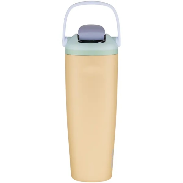 30 oz insulated stainless steel bottle with FreeSip straw lid, push-button... from ASI 51197 ETS Express, LLC