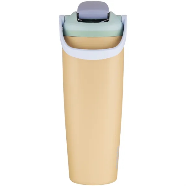 30 oz insulated stainless steel bottle with FreeSip straw lid, push-button... from ASI 51197 ETS Express, LLC