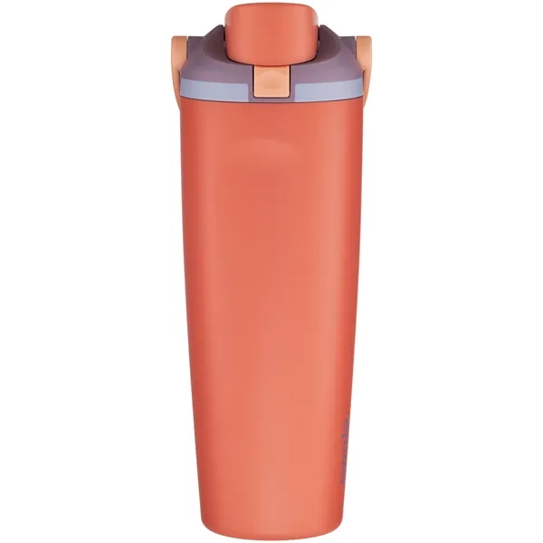 30 oz insulated stainless steel bottle with FreeSip straw lid, push-button... from ASI 51197 ETS Express, LLC