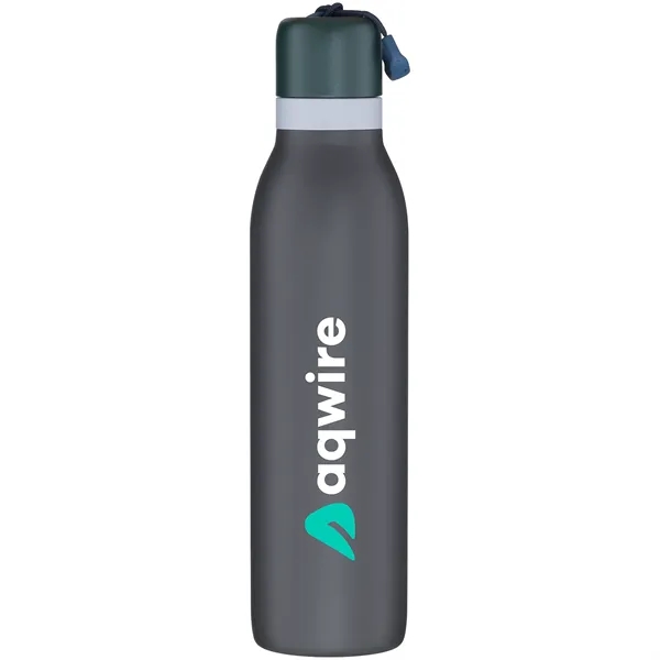 24 oz double wall 18/8 stainless steel thermal bottle with copper... from ASI 51197 ETS Express, LLC
