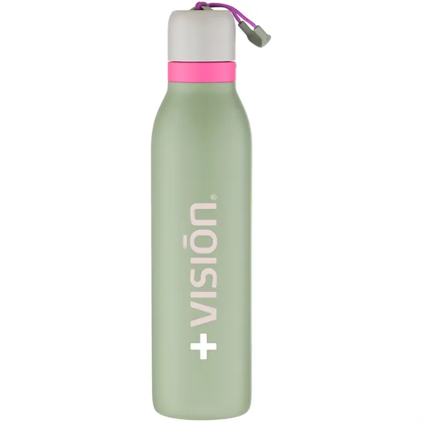 24 oz double wall 18/8 stainless steel thermal bottle with copper... from ASI 51197 ETS Express, LLC