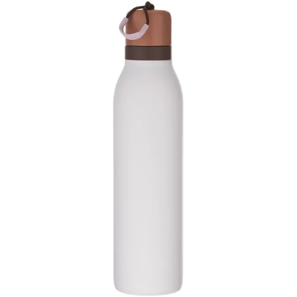 24 oz double wall 18/8 stainless steel thermal bottle with copper... from ASI 51197 ETS Express, LLC