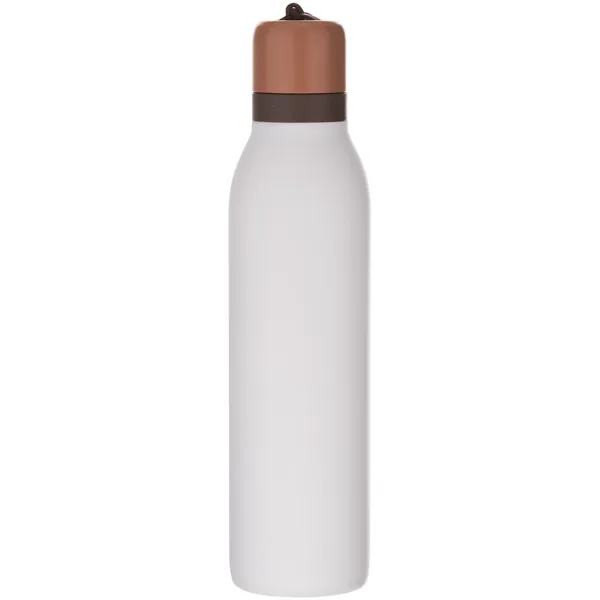 24 oz double wall 18/8 stainless steel thermal bottle with copper... from ASI 51197 ETS Express, LLC