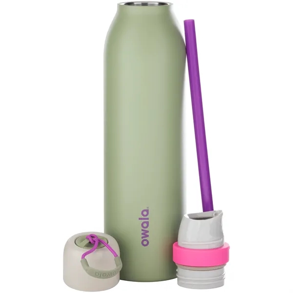 24 oz double wall 18/8 stainless steel thermal bottle with copper... from ASI 51197 ETS Express, LLC