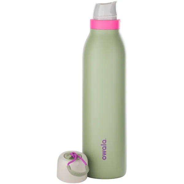 24 oz double wall 18/8 stainless steel thermal bottle with copper... from ASI 51197 ETS Express, LLC