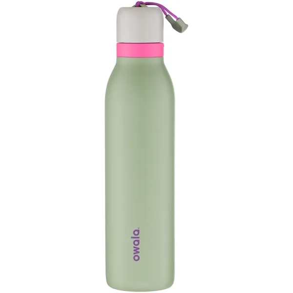 24 oz double wall 18/8 stainless steel thermal bottle with copper... from ASI 51197 ETS Express, LLC
