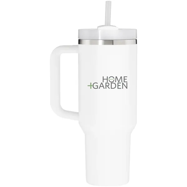 40 oz insulated stainless steel tumbler with FlowState 3-position lid, reusable... from ASI 51197 ETS Express, LLC