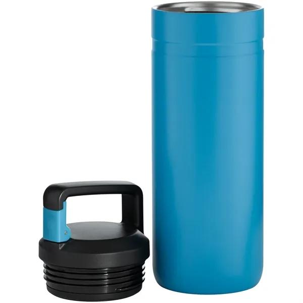 20 oz vacuum insulated stainless steel bottle with carabiner lid and... from ASI 51197 ETS Express, LLC