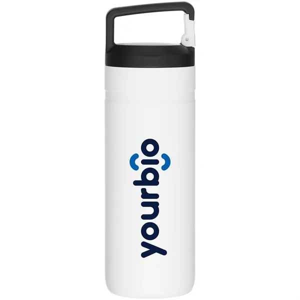 20 oz vacuum insulated stainless steel bottle with carabiner lid and... from ASI 51197 ETS Express, LLC