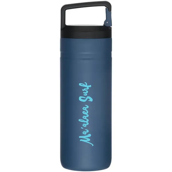 20 oz vacuum insulated stainless steel bottle with carabiner lid and... from ASI 51197 ETS Express, LLC