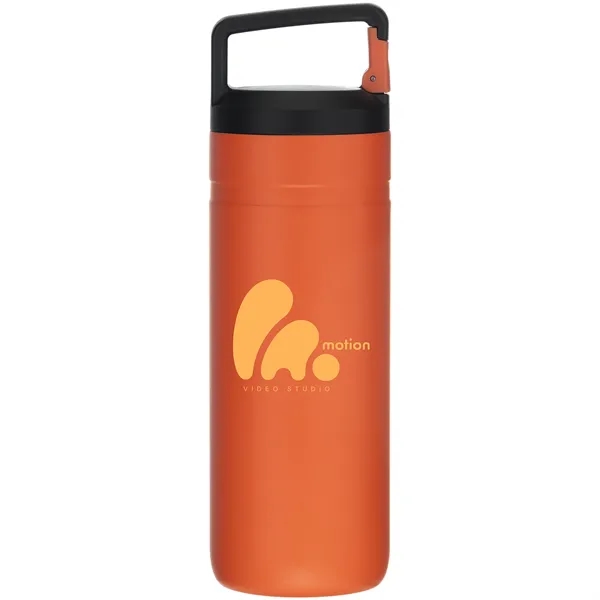20 oz vacuum insulated stainless steel bottle with carabiner lid and... from ASI 51197 ETS Express, LLC