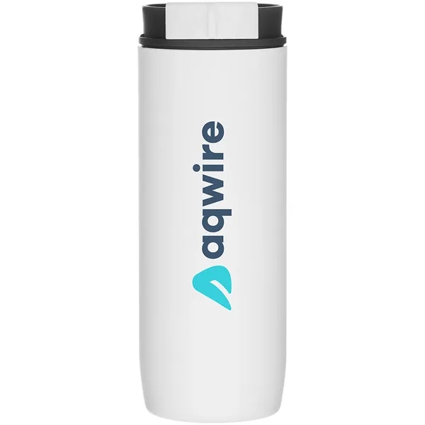 16.9 oz double wall stainless steel tumbler with vacuum insulation, swivel... from ASI 51197 ETS Express, LLC