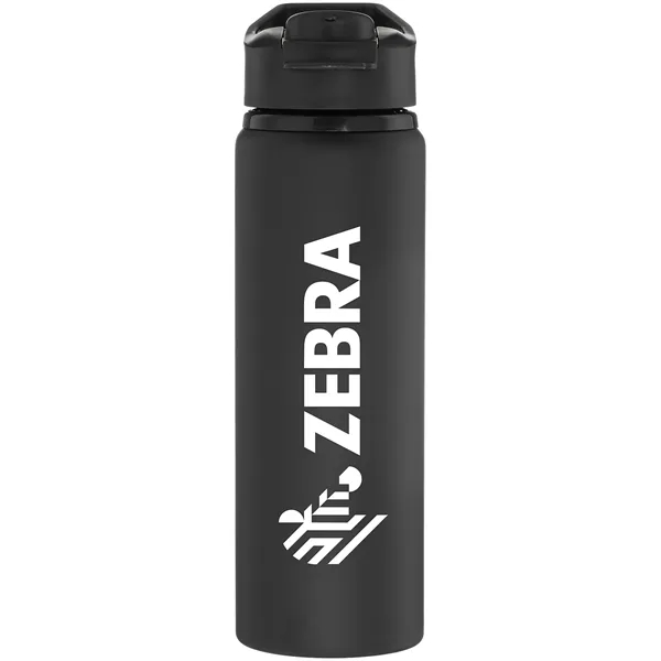 26 oz single wall aluminum bottle with threaded lid, snap closure,... from ASI 51197 ETS Express, LLC