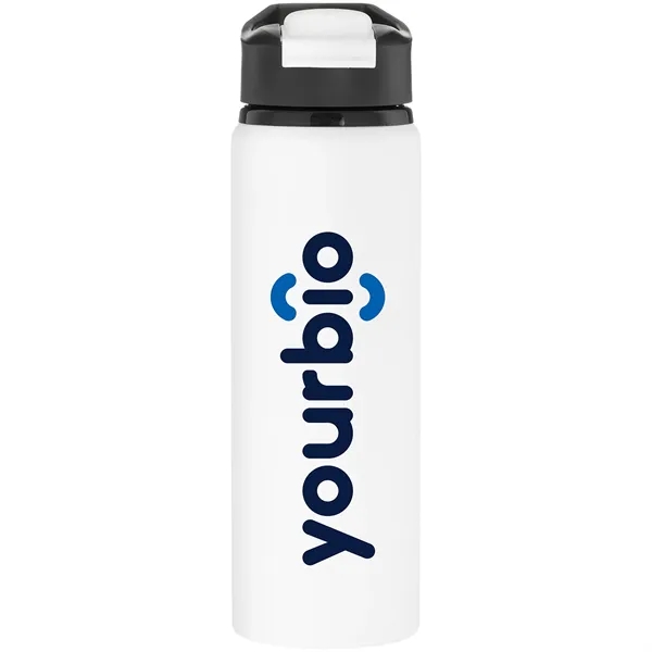 26 oz single wall aluminum bottle with threaded lid, snap closure,... from ASI 51197 ETS Express, LLC