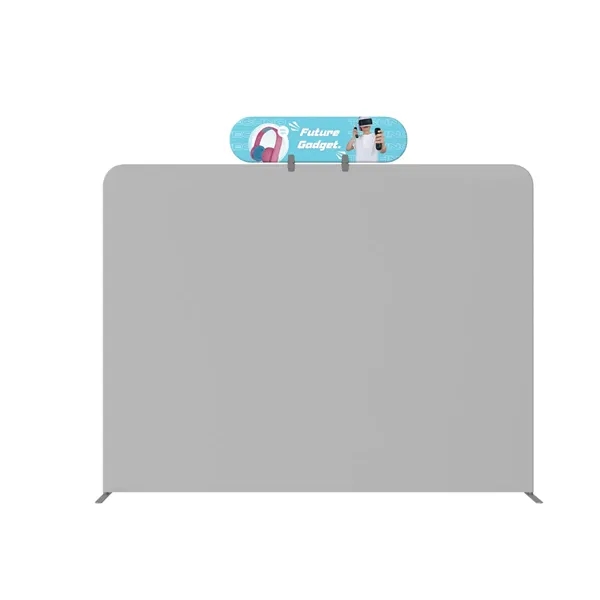 41"wx10"h Oval Header Display w/aluminum frame, full color imprint on 240g... from ASI 49891 Discount Marketing Products / DMP
