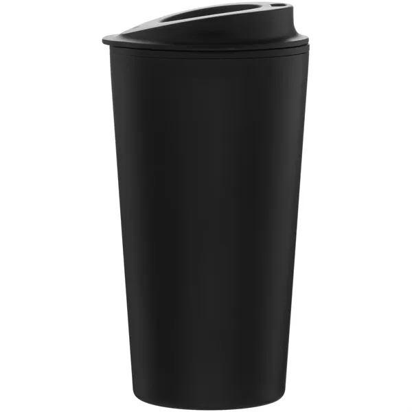 16 oz double wall plastic tumbler with threaded sip lid and... from ASI 51197 ETS Express, LLC