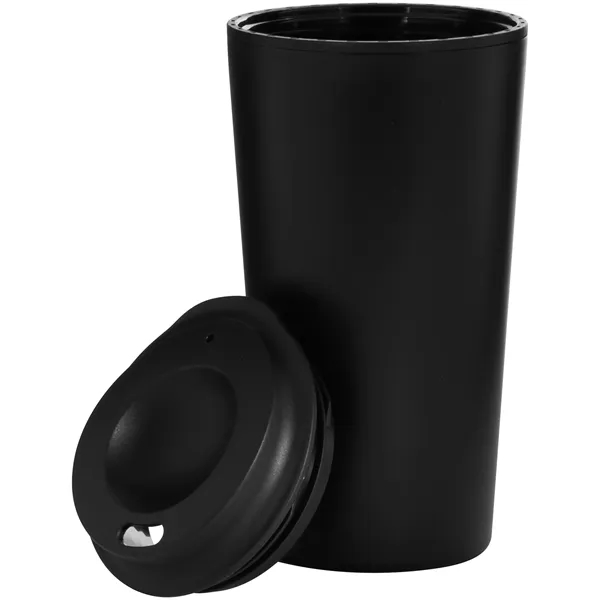 16 oz double wall plastic tumbler with threaded sip lid and... from ASI 51197 ETS Express, LLC