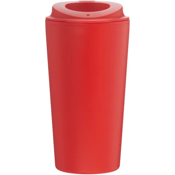 16 oz double wall plastic tumbler with threaded sip lid and... from ASI 51197 ETS Express, LLC